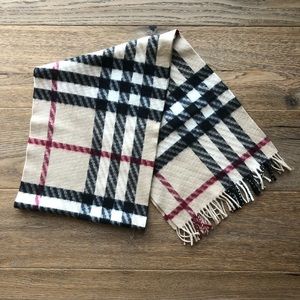 Authentic BURBERRY 100% cashmere scarf